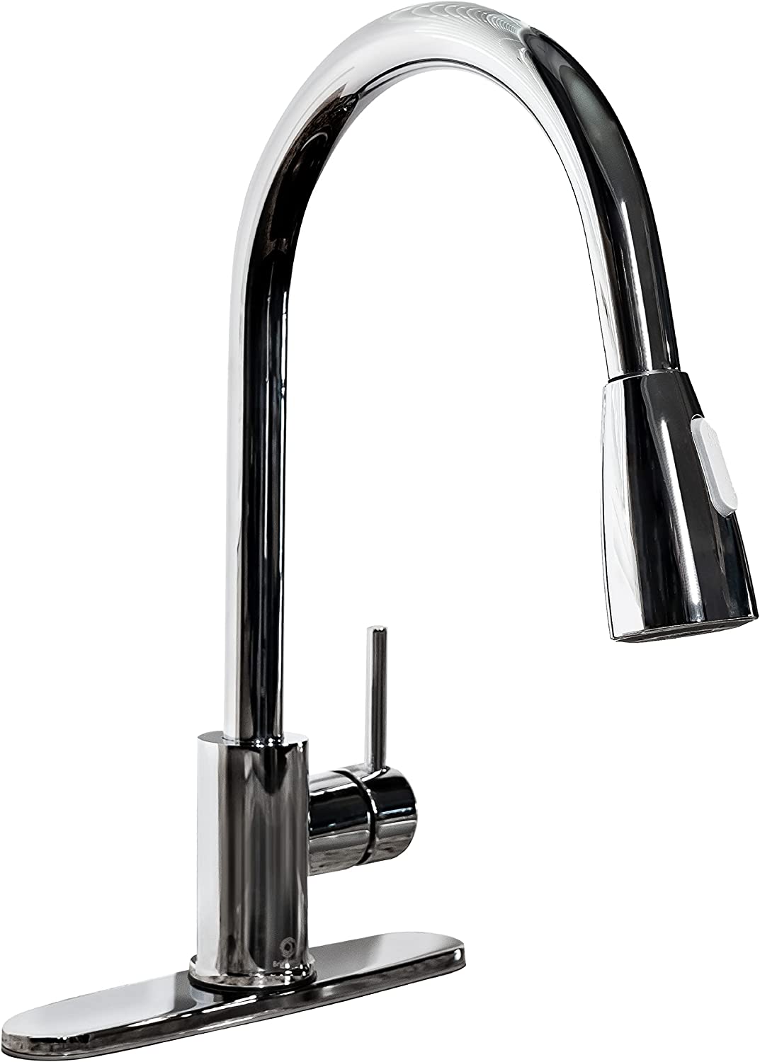 Pulldown Kitchen Faucet - BRÜDERMAIM Dahsnü  - Chrome - Lead Free Brass - cUPC Certified - Ceramic Cartridge.