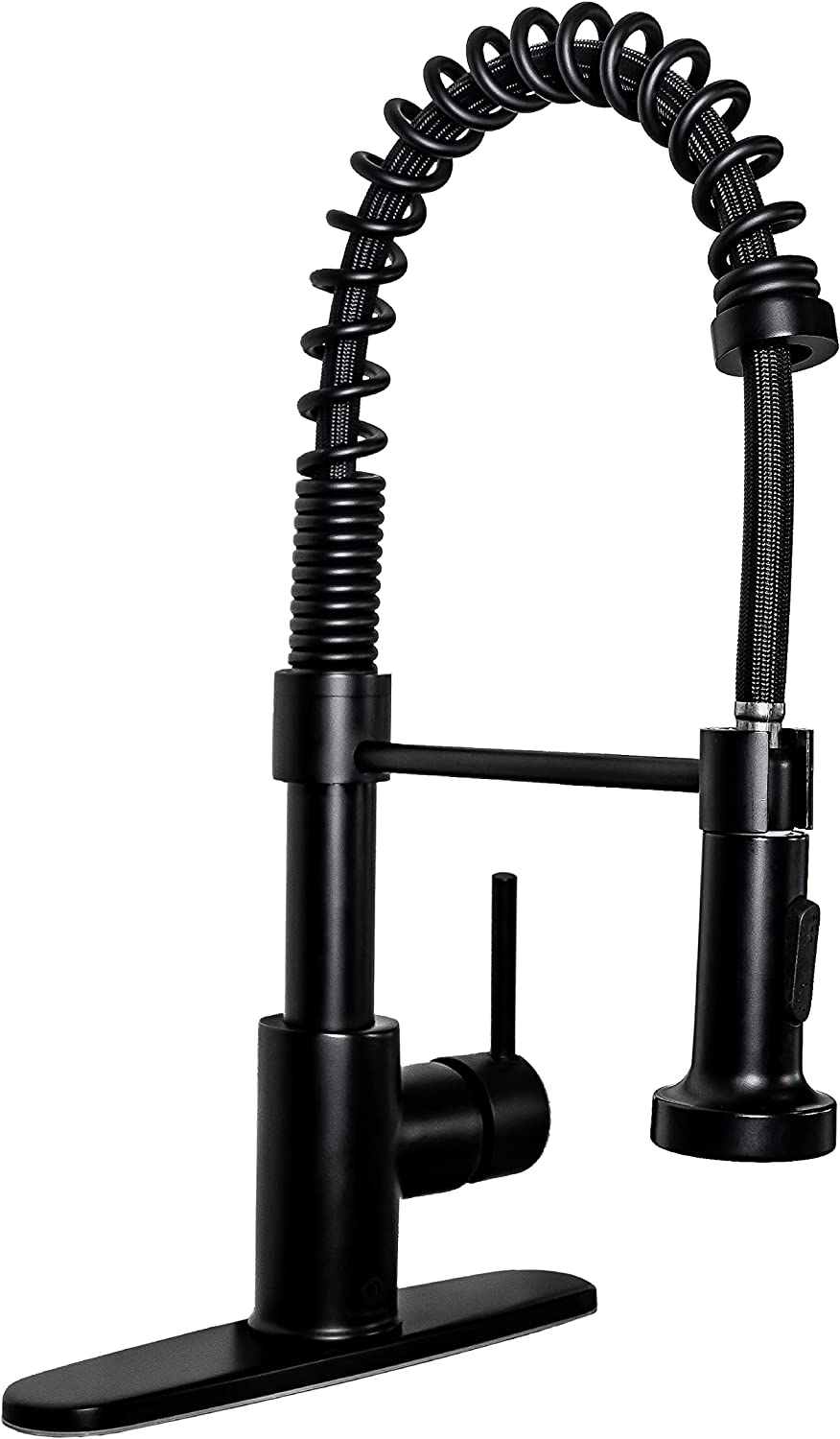 Pulldown Kitchen Faucet - BRÜDERMAIM Döretz - Matte Black - Lead Free Brass - cUPC Certified - Ceramic Cartridge.