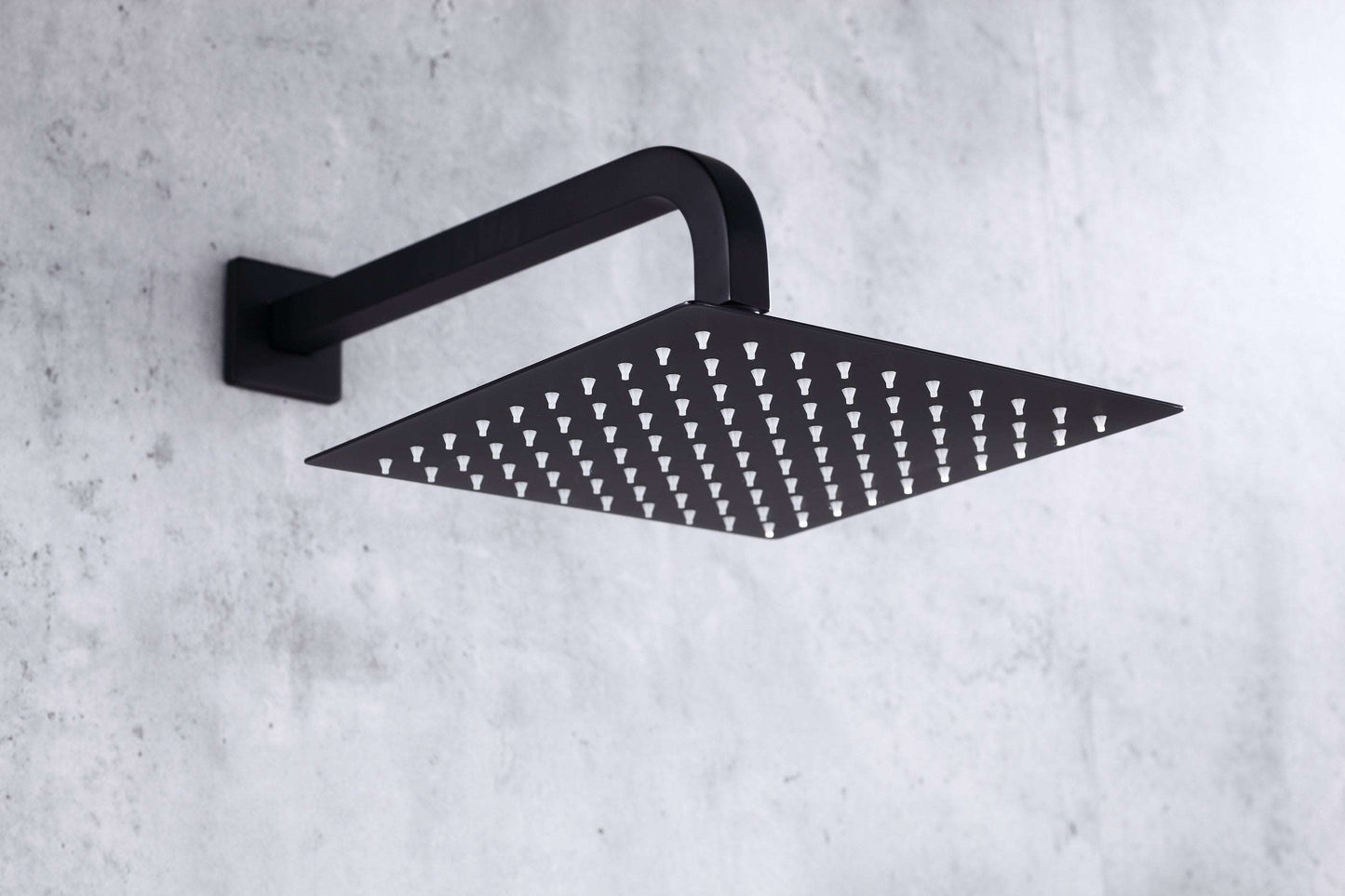 Single Handle Pressure Balance Shower System - BRÜDERMAIM Rëgen- Matte Black - Lead Free Brass - cUPC Certified - Ceramic Cartridge.