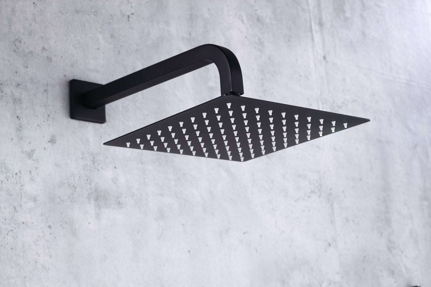 Single Handle Pressure Balance Shower System - BRÜDERMAIM Rëgen- Matte Black - Lead Free Brass - cUPC Certified - Ceramic Cartridge.