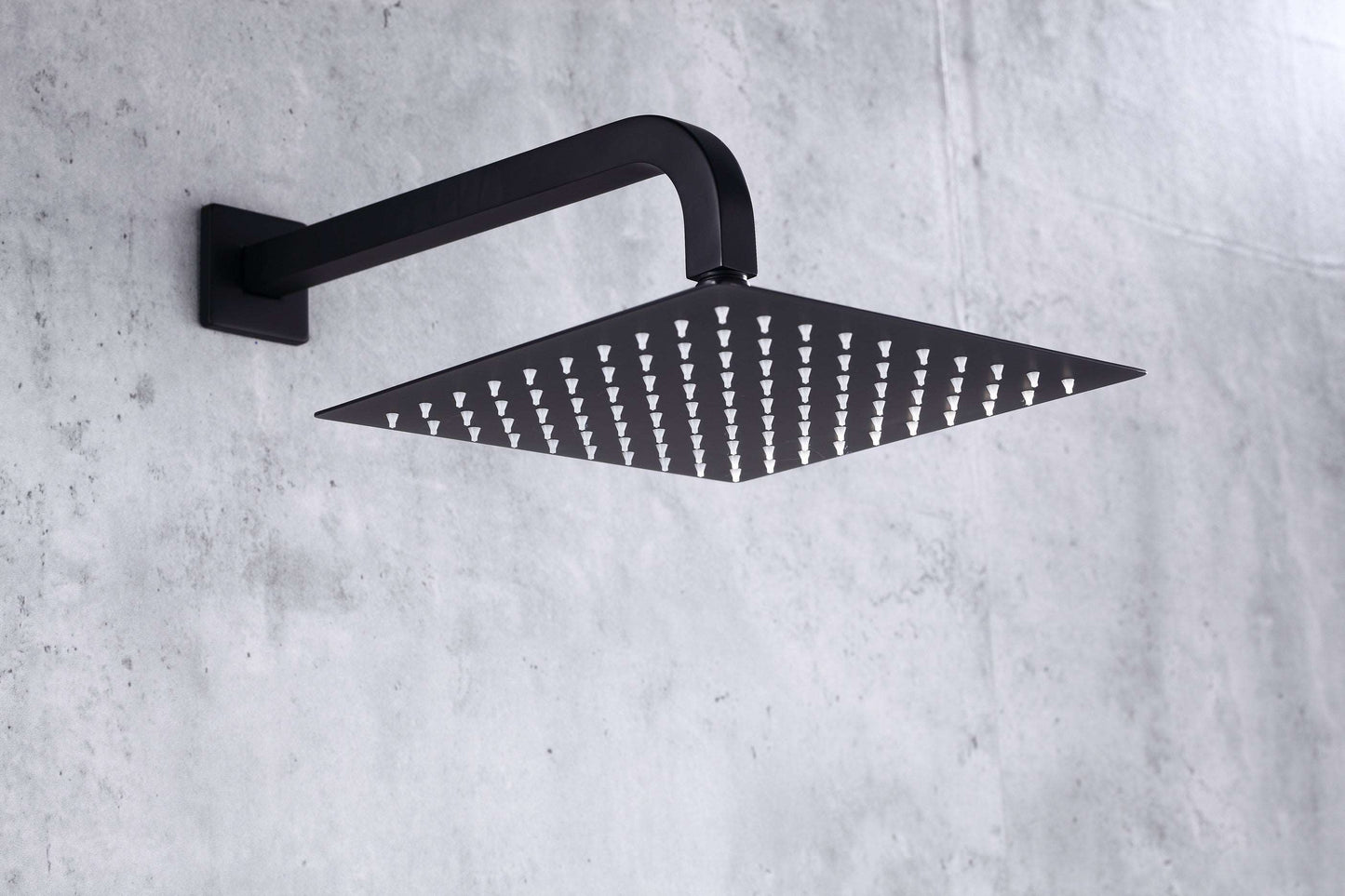 Single Handle Pressure Balance Shower System - BRÜDERMAIM Rëgen- Matte Black - Lead Free Brass - cUPC Certified - Ceramic Cartridge.