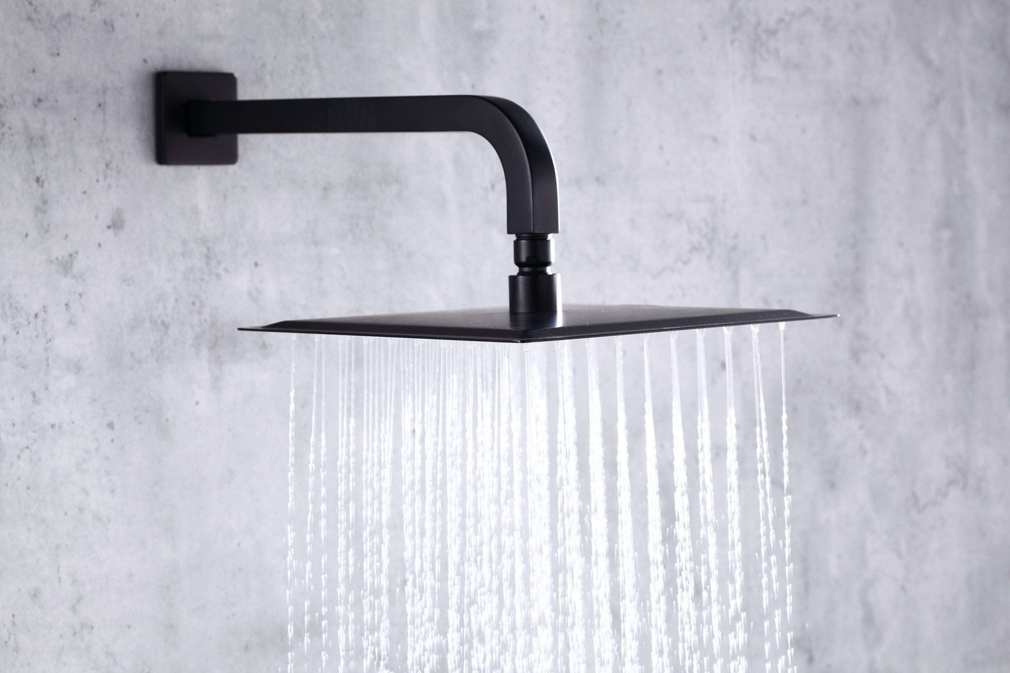 Single Handle Pressure Balance Shower System - BRÜDERMAIM Rëgen- Matte Black - Lead Free Brass - cUPC Certified - Ceramic Cartridge.