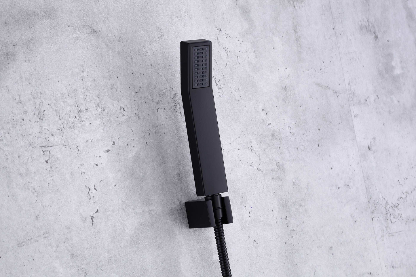 Single Handle Pressure Balance Shower System - BRÜDERMAIM Rëgen- Matte Black - Lead Free Brass - cUPC Certified - Ceramic Cartridge.