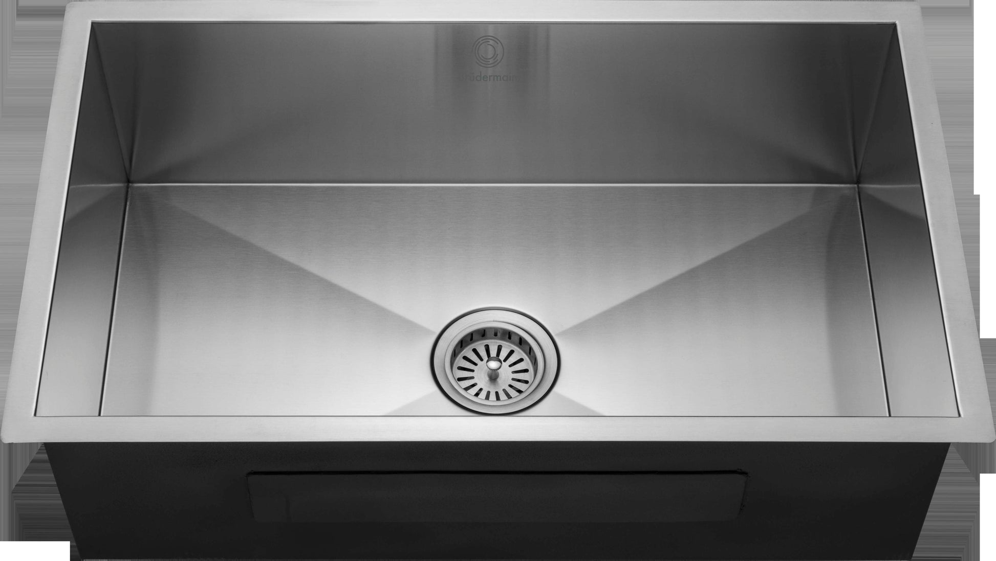 Kitchen Sink - Stainless Steel - BRUDERMAIM 30x18x9 Inch 16 gauge Handcrafted T304 Stainless Steel Undermount Kitchen Sink Zero Radius Single Bowl.