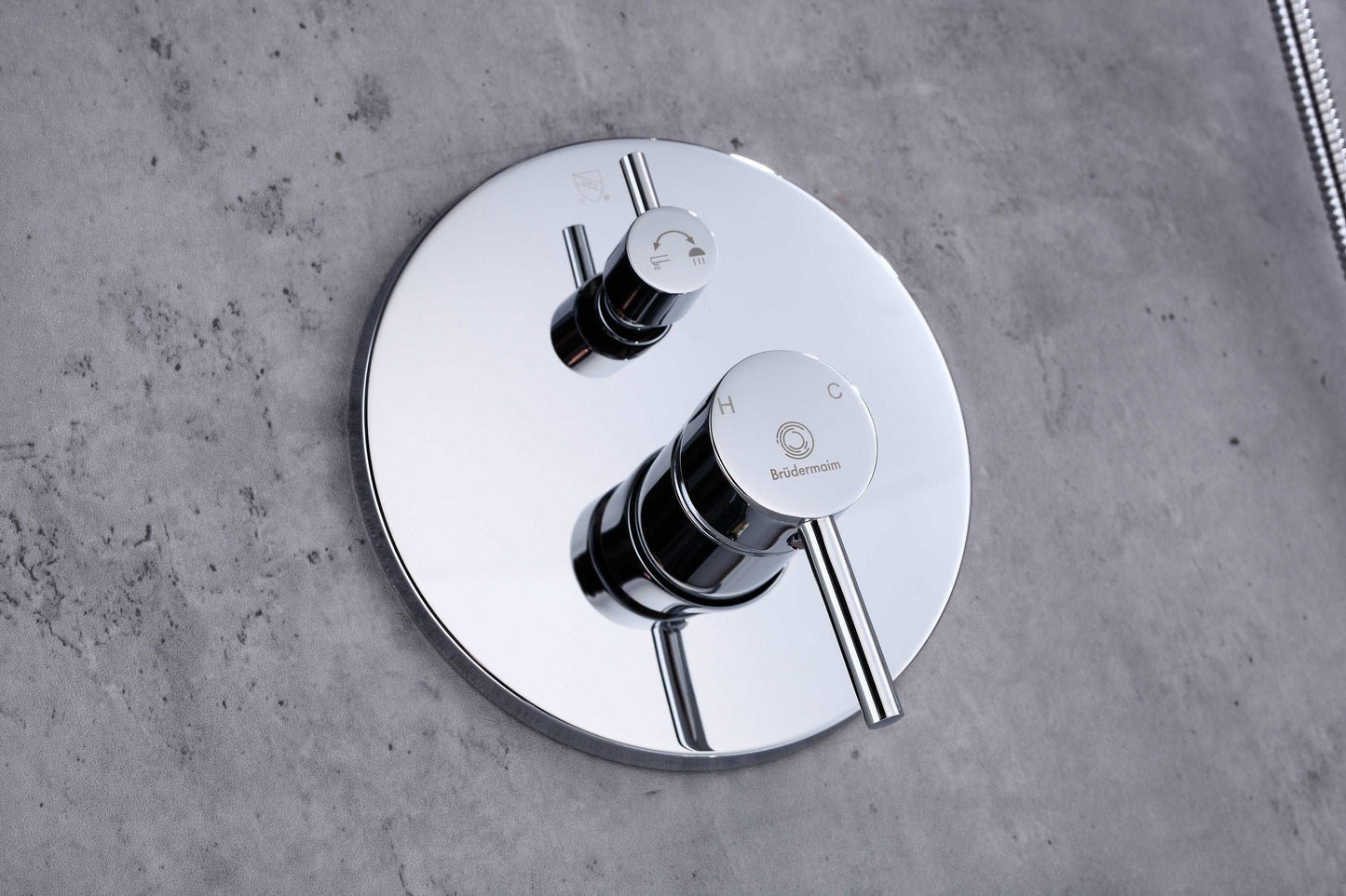 Single Handle Pressure Balance Shower System - BRÜDERMAIM Spülung- Chrome - Lead Free Brass - cUPC Certified - Ceramic Cartridge.