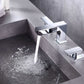 Three Holes Vessel Lavatory Faucet - BRÜDERMAIM Sëgen- Chrome- Lead Free Brass - WaterSense and cUPC Certified - Ceramic Cartridge.
