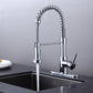 Pulldown Kitchen Faucet - BRÜDERMAIM Döretz - Chrome - Lead Free Brass - cUPC Certified - Ceramic Cartridge.